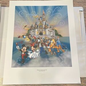 Happiest Celebration On Earth, Disney lithograph